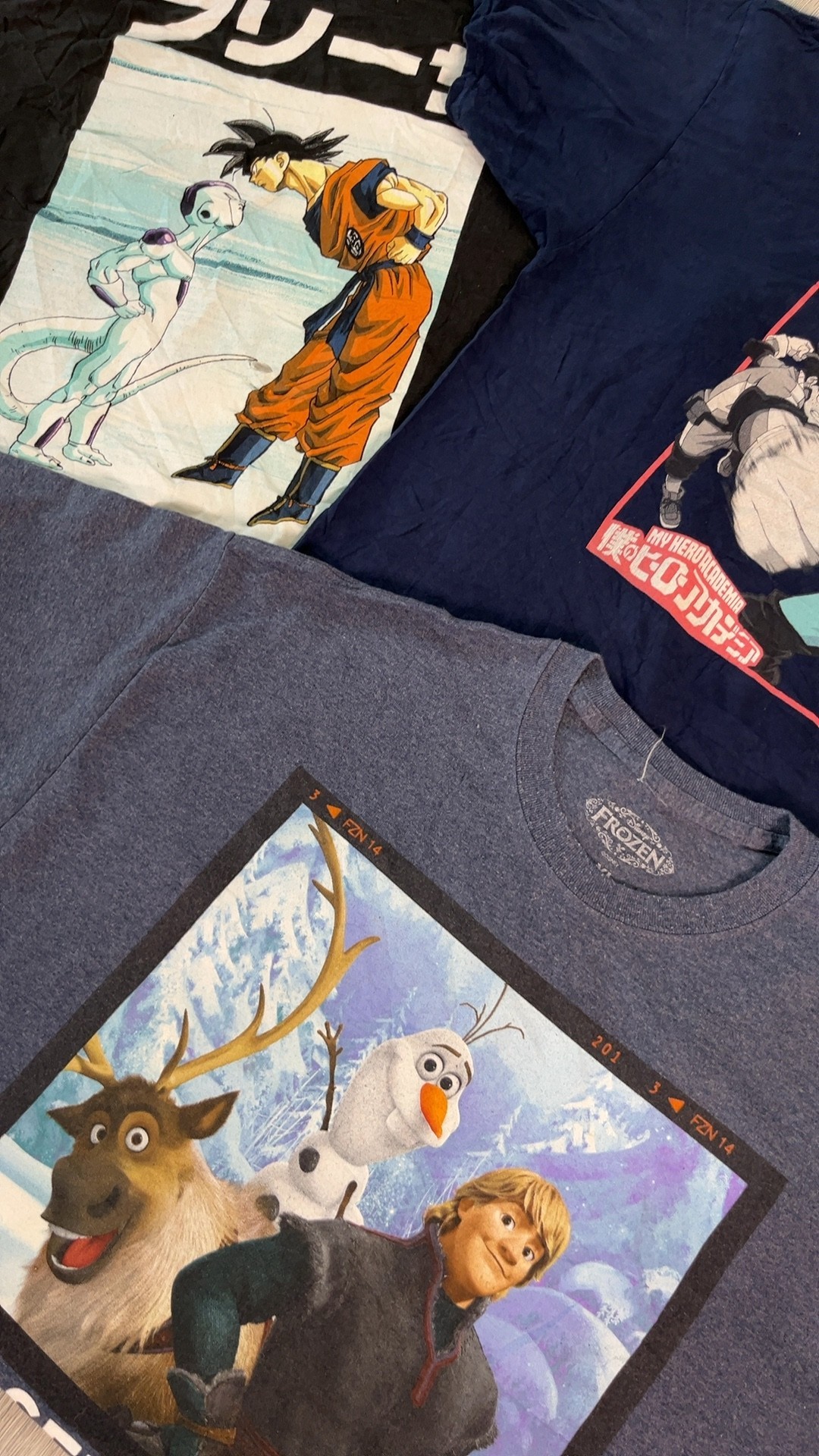 avg-0763 cartoon printed t-shirts