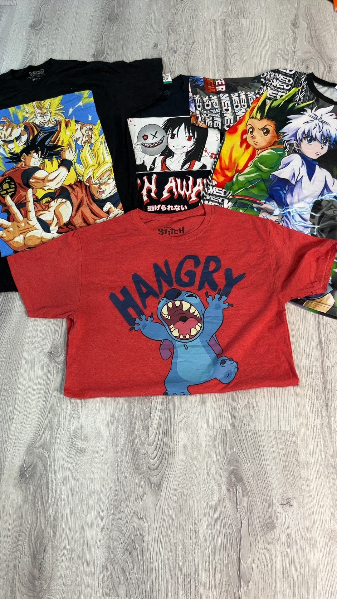 avg-0765 cartoon printed t-shirts