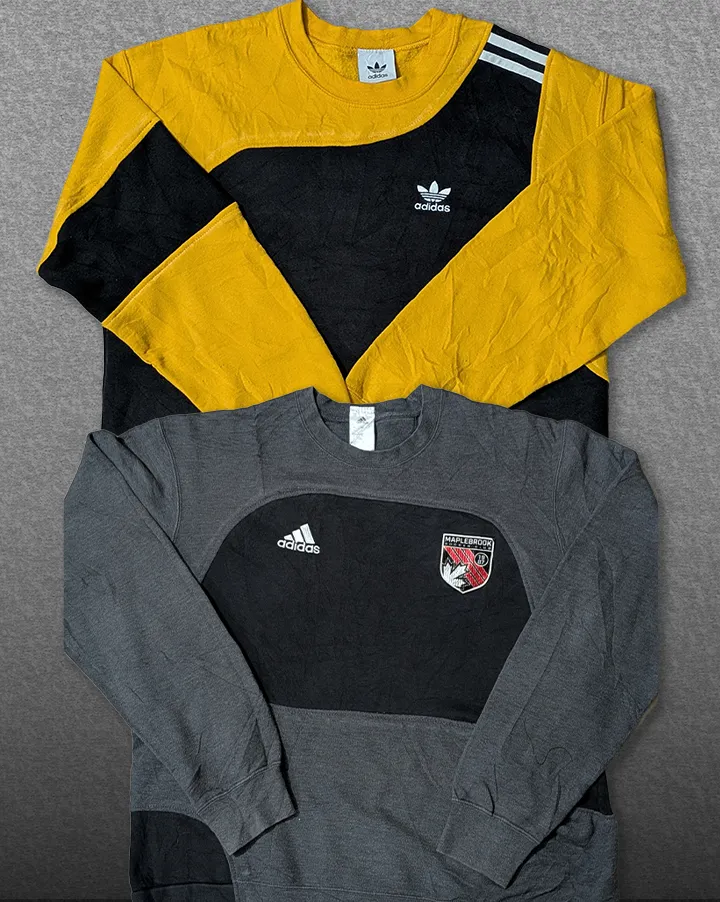 upcycled autentic adidas sweatshirt