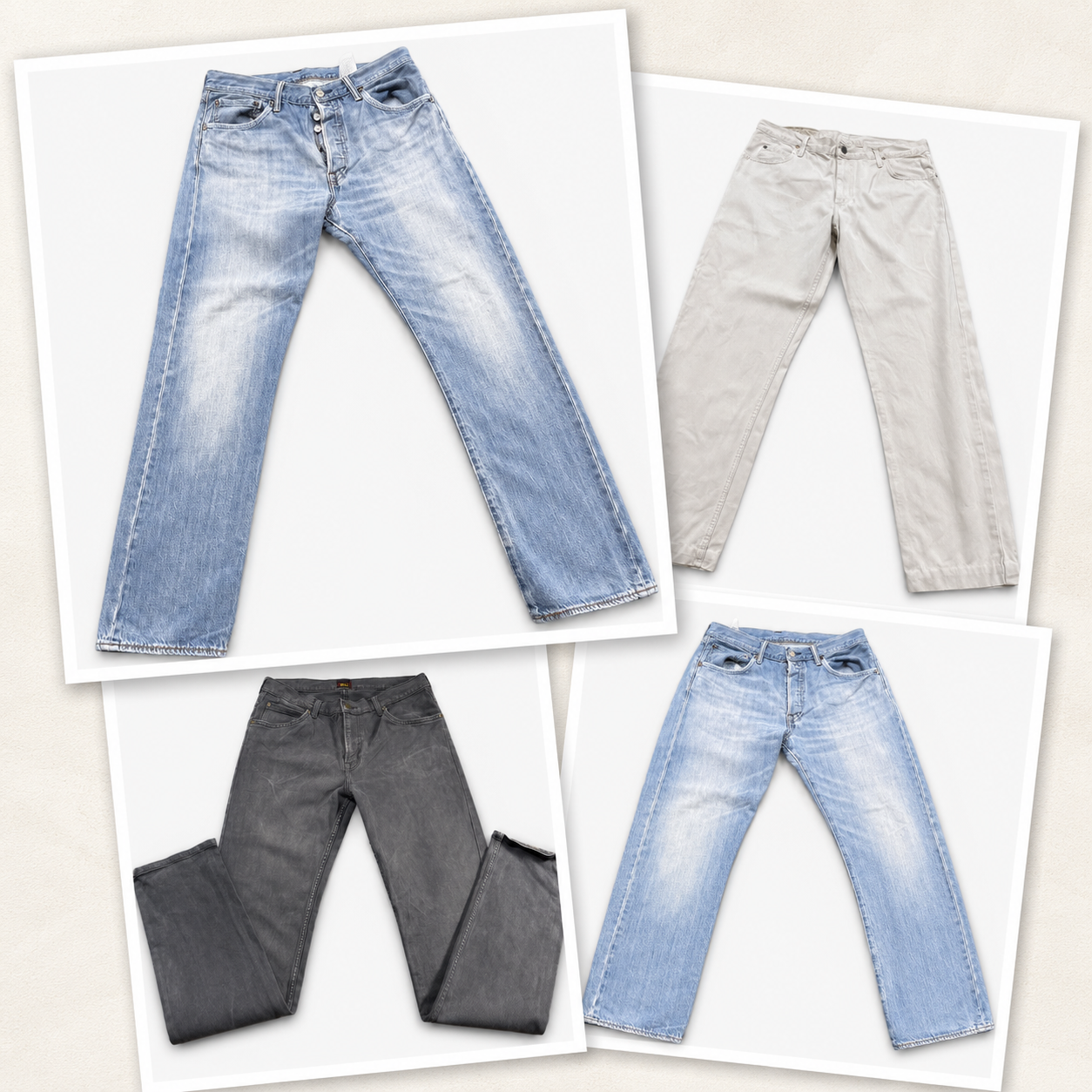 lee pant wholesale bundle - 9 pcs - grade a
