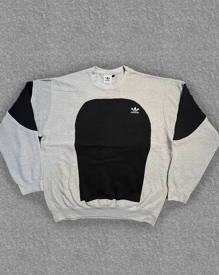 upcycled autentic adidas sweatshirt