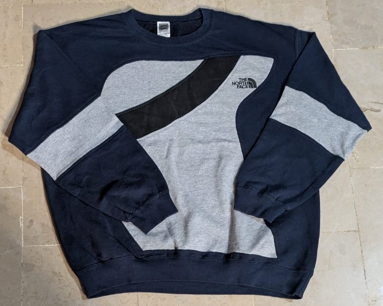 upcycled autentic mixed branded sweatshirt