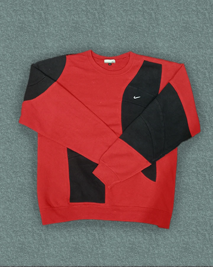 upcycled autentic nike sweatshirt