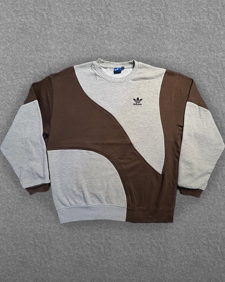 upcycled autentic adidas sweatshirt