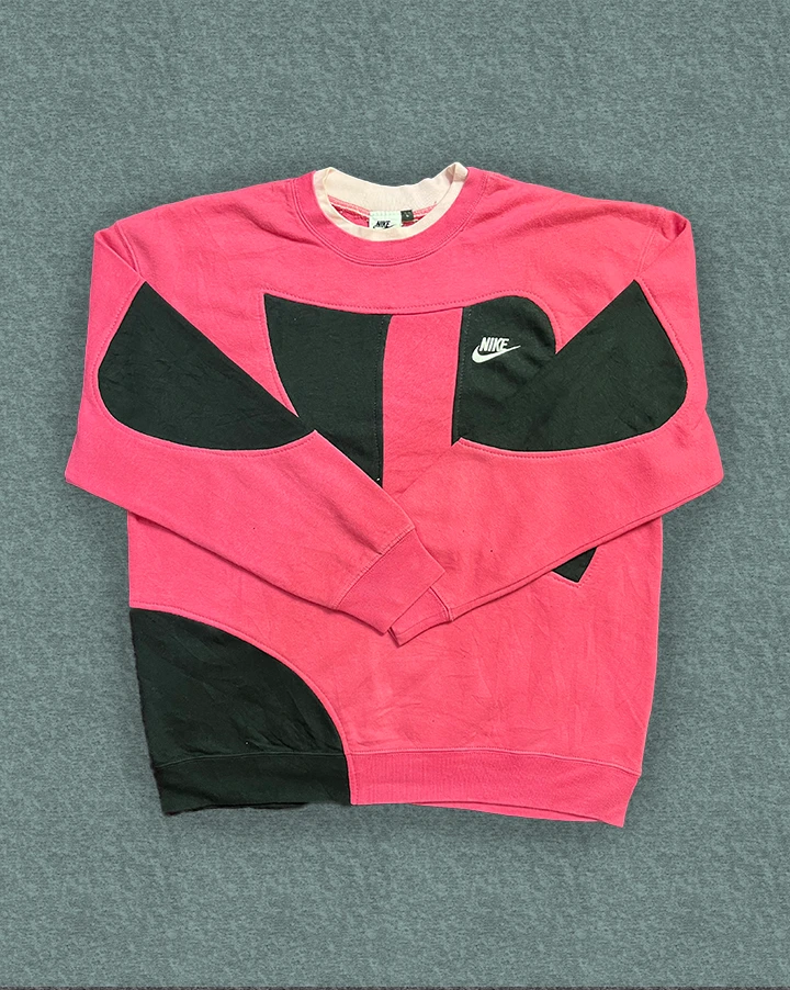 upcycled autentic nike sweatshirt